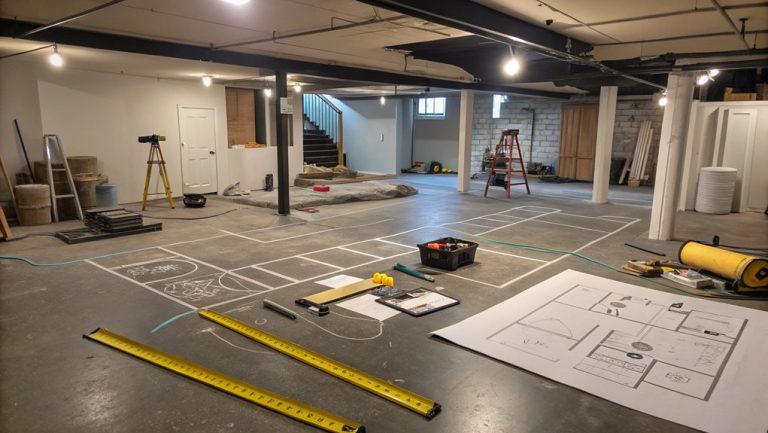 basement layout and functionality