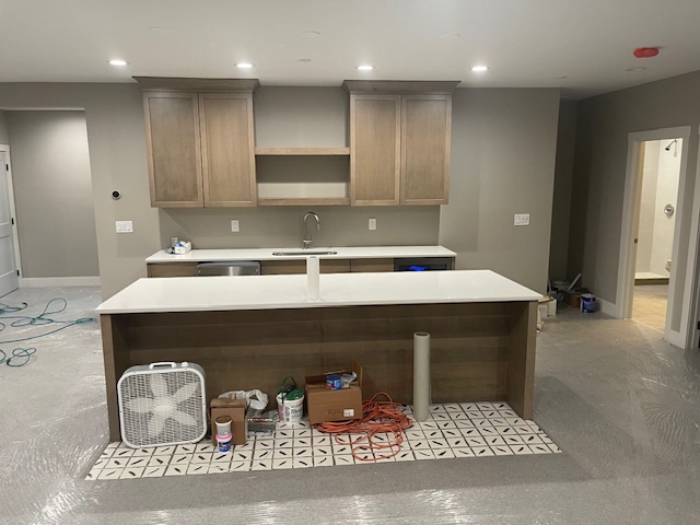 Long Lake kitchen after renovation