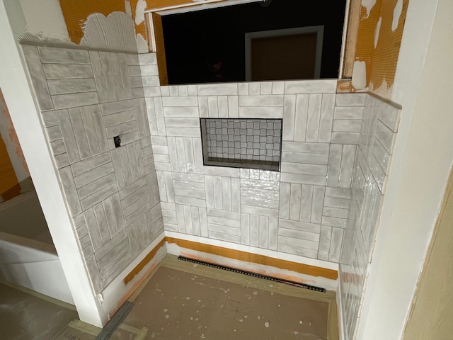 Paisner bathroom vanity before renovation