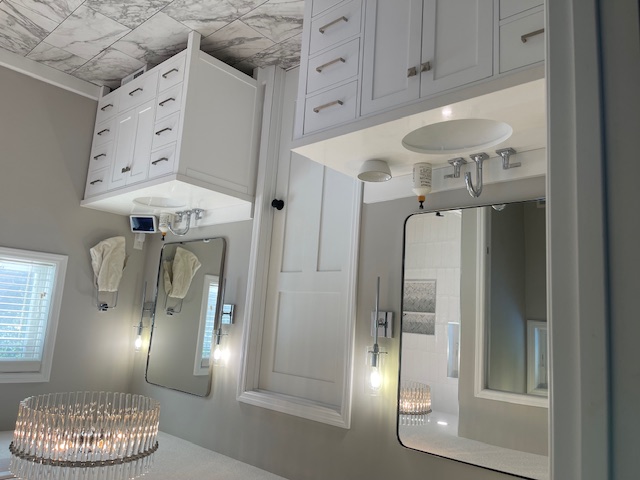 Savage master bathroom renovation detail